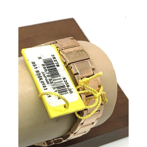 Invicta Womens Watch 28279 Angel Quartz Pink Dial Rose Gold Stainless St… - Picture 12 of 14